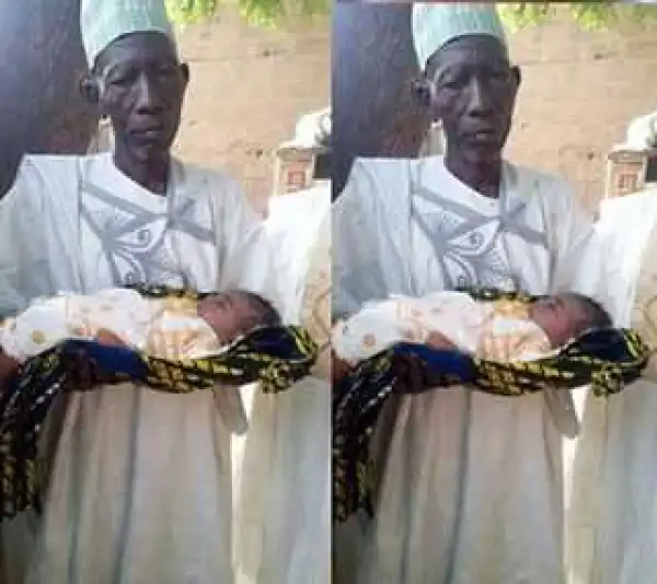 Nigerian Man Welcomes First Child At 87 (Photos)